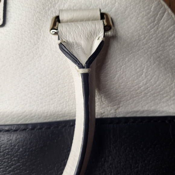 Kate spade Shoulder Bag Black and white Cow leather Purse - Picture 4 of 11